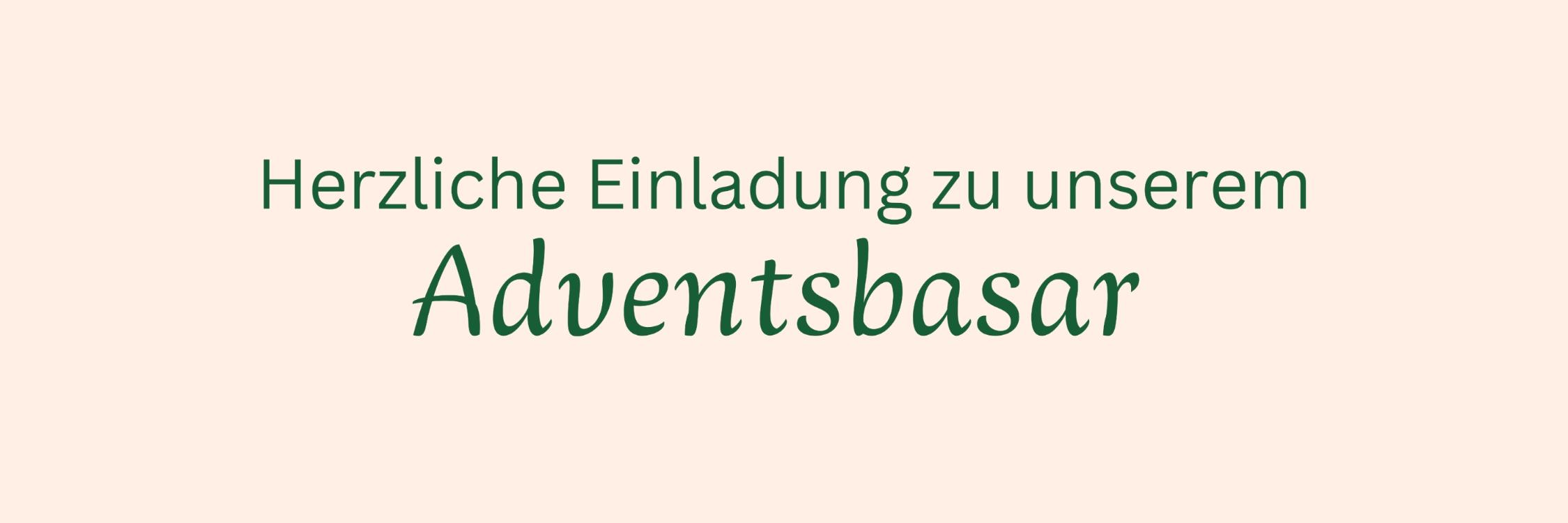 Adventsbasar Homepage