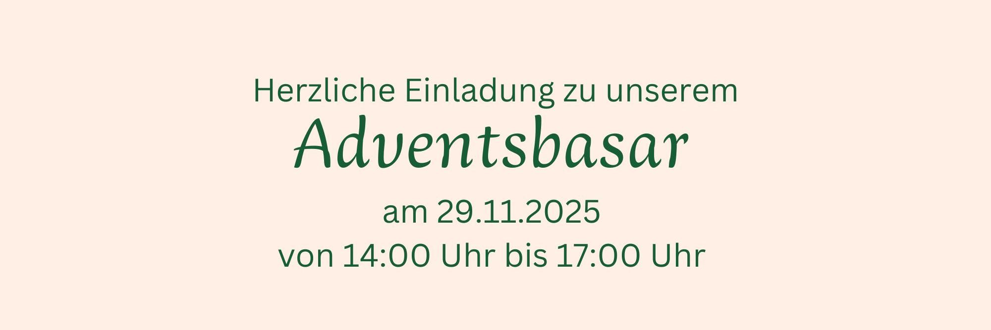 Adventsbasar Homepage